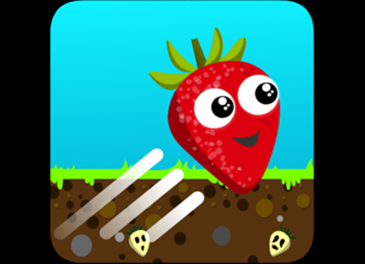 little strawberry jump-Play Kids games